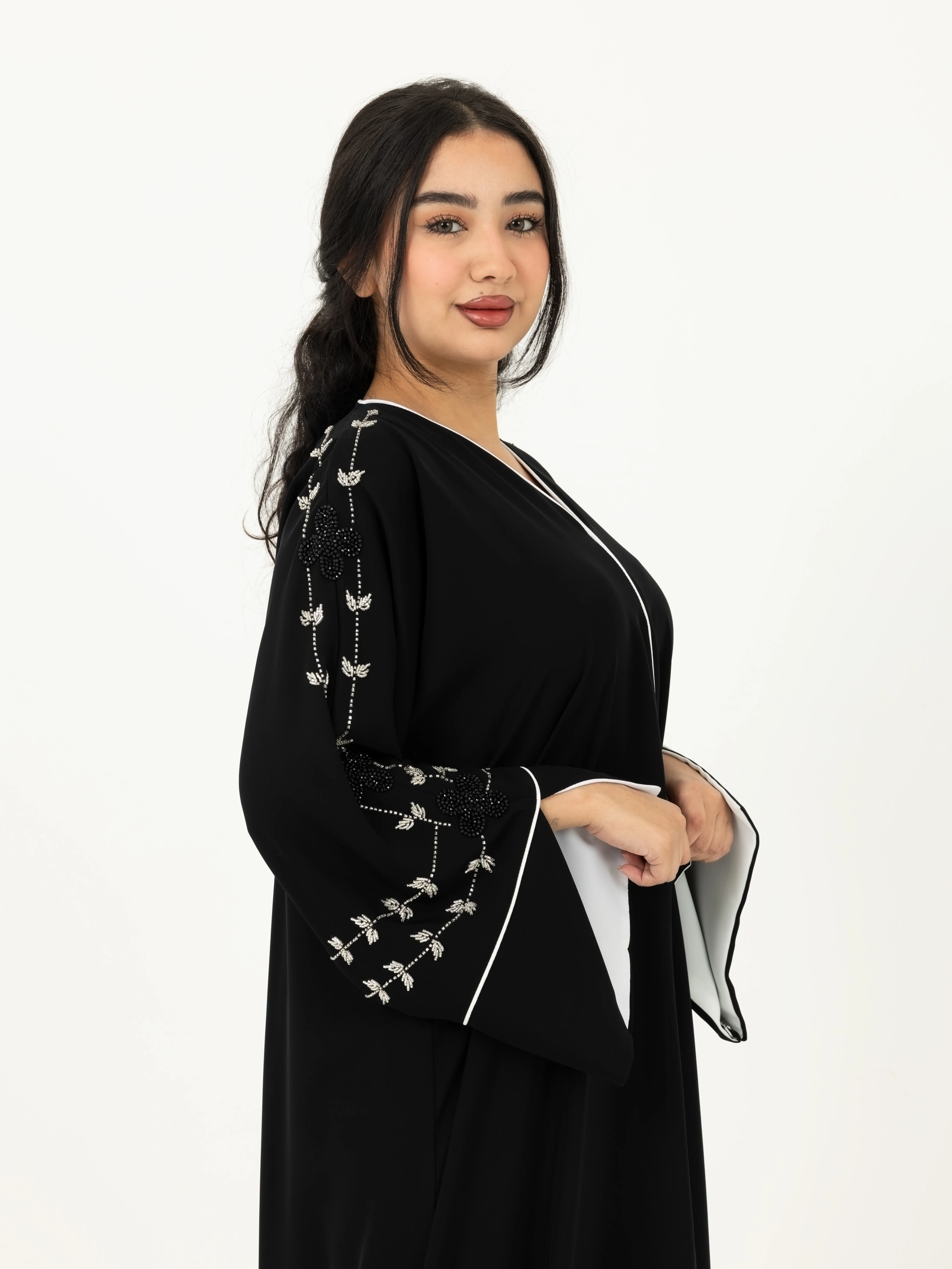 Royal Nidha Embroidered Abaya