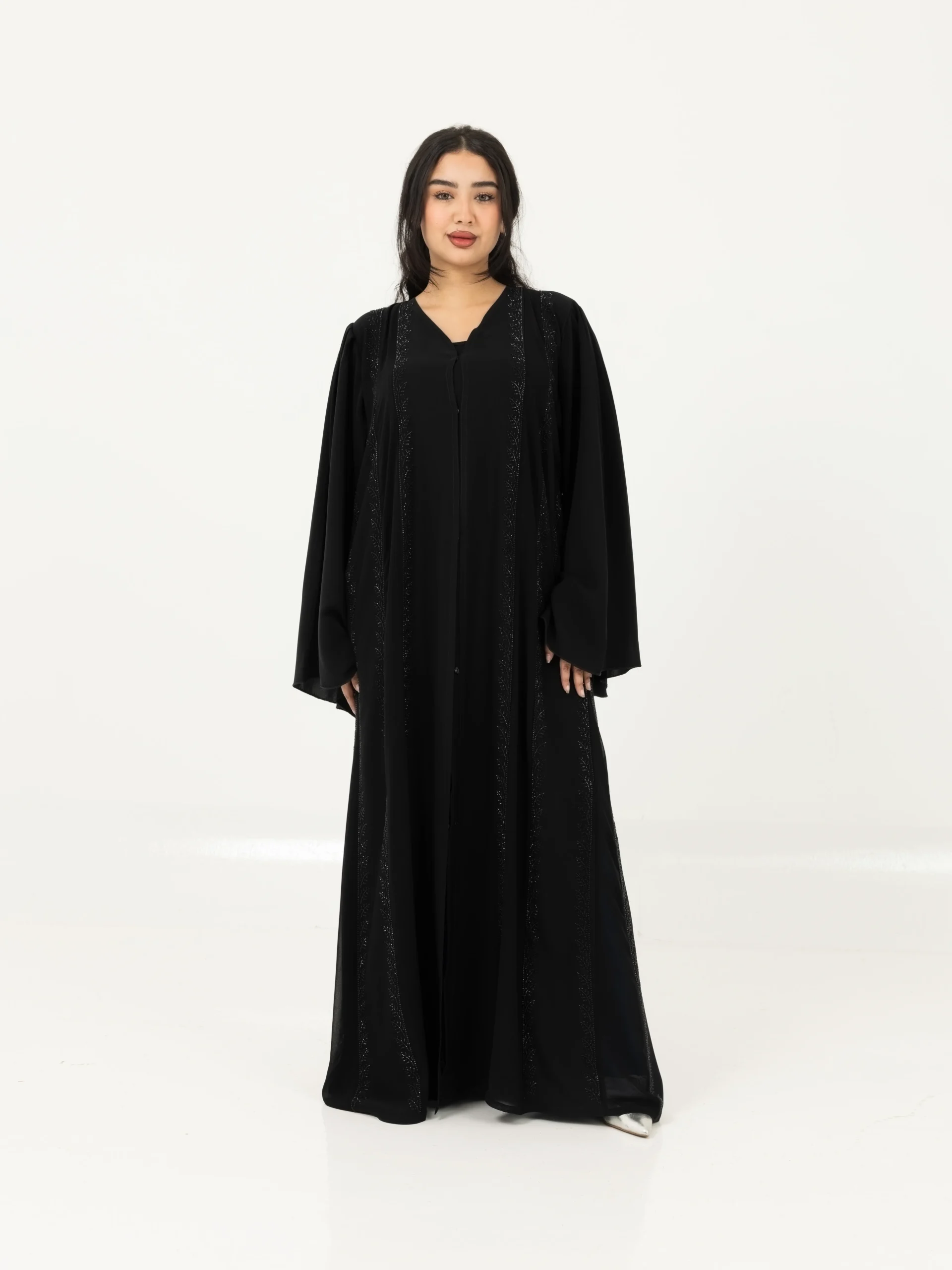 Signature Layered Nidha Abaya - Image 2