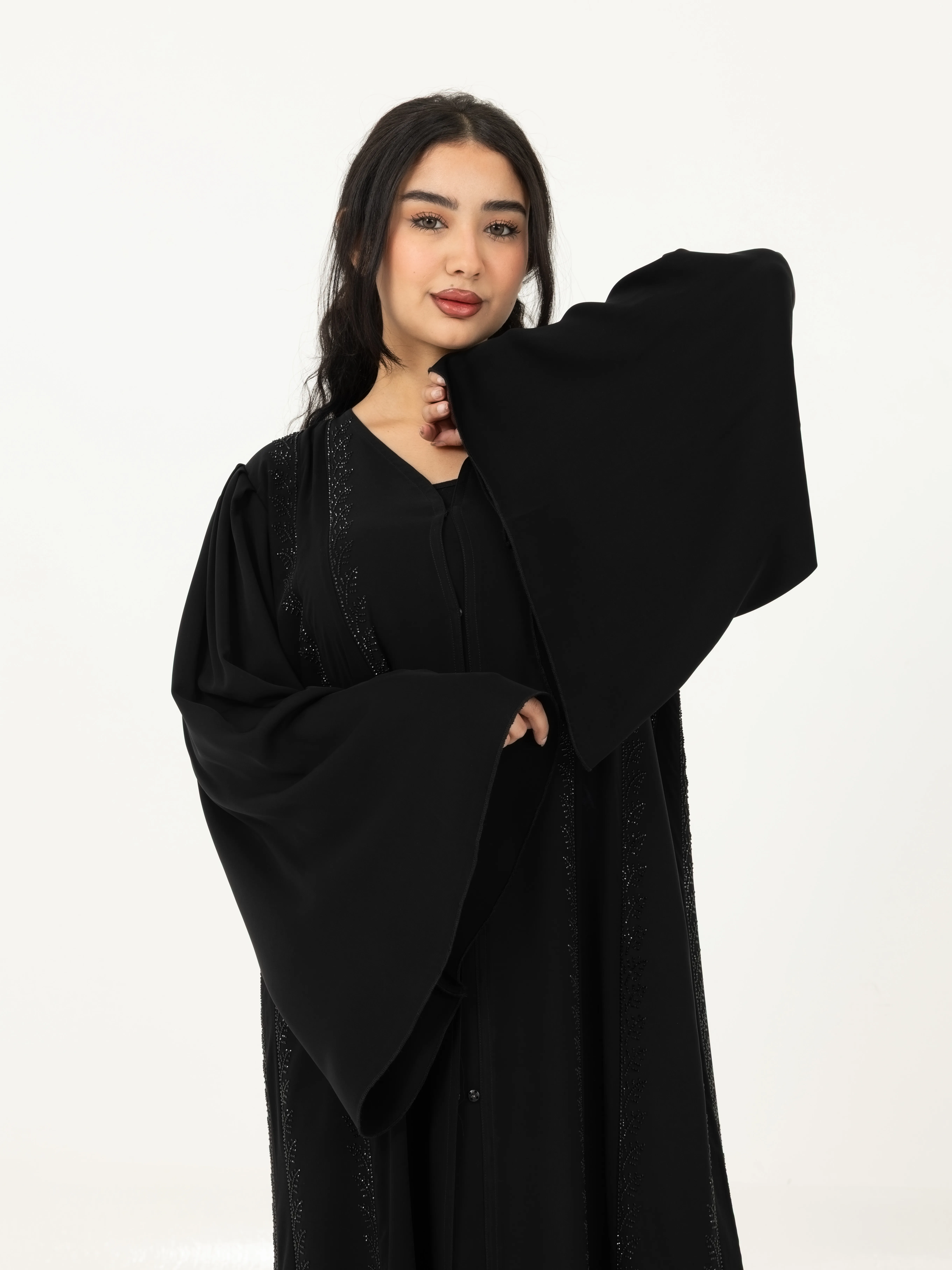 Signature Layered Nidha Abaya